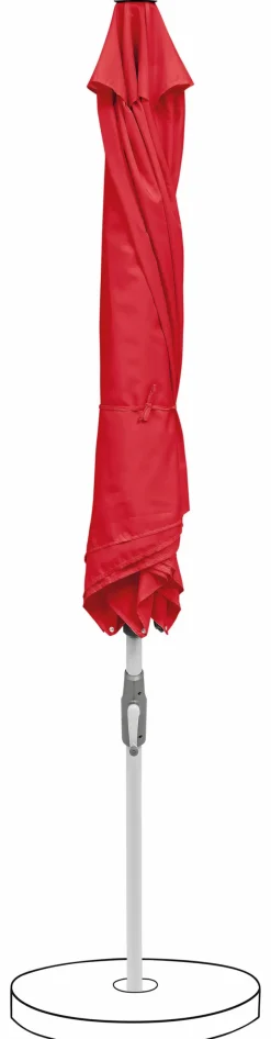 Glatz Marktschirm Slide 300 cm rund