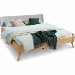 Clearance Massivholzbett Oak-Bianco 180 x 200 cm Betten