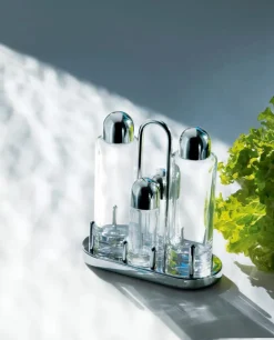 Alessi Salz- & Pfefferstreuer|Küchenutensilien|Menage-Set 5tlg.