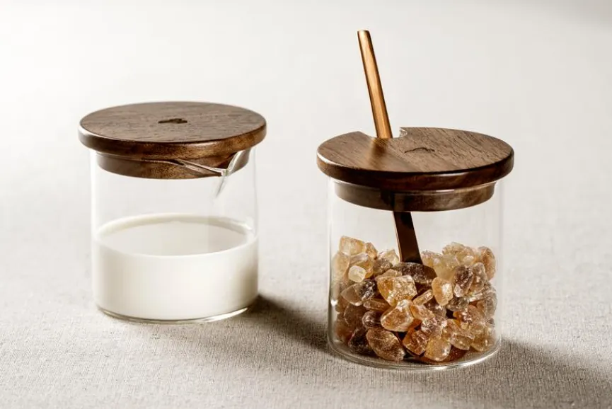 Sale Milch- und Zucker-Set Novo Legno 4tlg. Kaffee & Tee