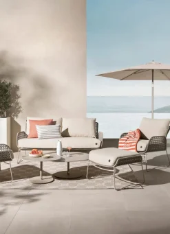 JOOP! Outdoor-Kissen Modest Cornflower 50x50cm