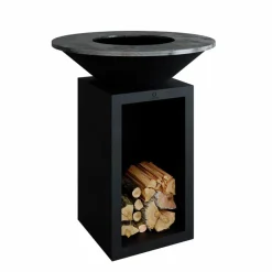 OFYR Feuerschalen|Holzkohlegrills|Outdoor-Kochstelle Classic Storage Black 85