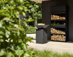 Outdoor-Kochstelle Classic Black 85 Feuerschalen|Holzkohlegrills