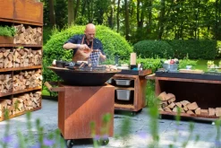 Clearance Outdoor-Kochstelle Classic Corten 100 Pro Feuerschalen|Holzkohlegrills