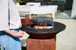 Discount Outdoorkochstelle-Set Classic Corten 75 Holzkohlegrills