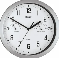 Mebus Quarzwanduhr 06992 Ø 26 cm
