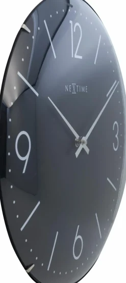 Nextime Quarzwanduhr Basic Dome Ø 35 cm