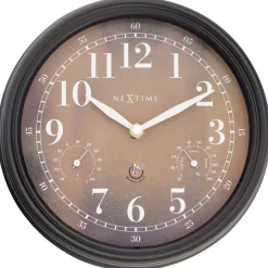 Nextime Quarzwanduhr Jasmine Ø 23,5 cm