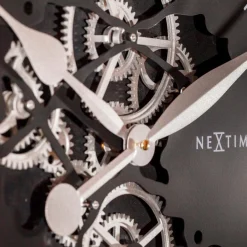Nextime Quarzwanduhr Wire Gear Clock Ø 90,5 cm