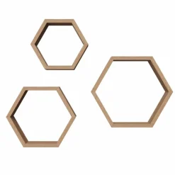 best home products Praktisch Im Flur|Regale|Regal-Set 3-tlg. Wabe