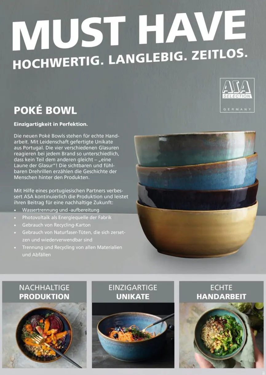 ASA Selection Schalen & Schüsseln|Schalen & Schüsseln|Schale Poke Bowl mangosteen 800 ml