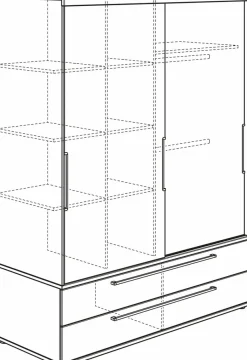 Kinder Paidi Schiebetürenschrank Fionn 164 x 207 cm