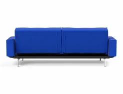 INNOVATION LIVING Schlafsofa mit Armlehnen Splitback Chrom