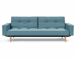 INNOVATION LIVING Schlafsofa mit Armlehnen Splitback Styletto hell