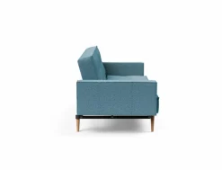 INNOVATION LIVING Schlafsofa mit Armlehnen Splitback Styletto hell