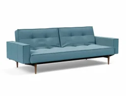 INNOVATION LIVING Schlafsofas|Schlafsofas|Schlafsofa mit Armlehnen Splitback Styletto dunkel