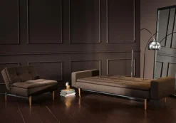 Schlafsofa mit Armlehnen Dublexo Styletto hell Schlafsofas|Schlafsofas