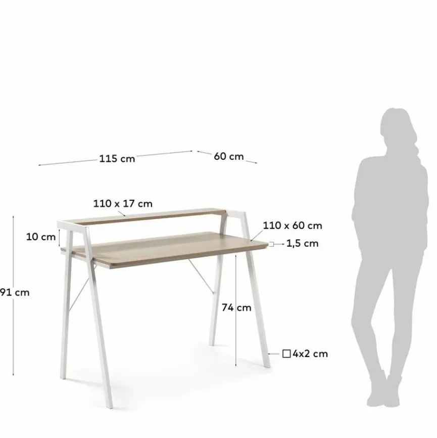 Kave Home Schreibtisch Aarhus