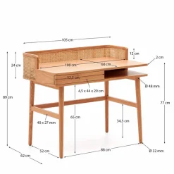 Kave Home Schreibtische|Schreibtisch Araxie
