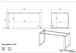 Germania Schreibtisch Montevideo