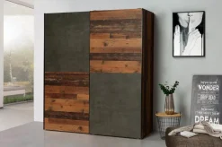 Schwebetürenschrank Dederik 170 x 200 cm Kleiderschränke