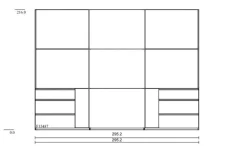 WIMEX Schwebetürenschrank Level 36 300 x 216 cm