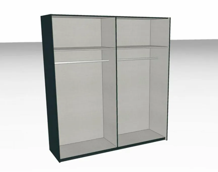 WIMEX Schwebetürenschrank Level 36 200 x 216 cm