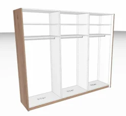 Schwebetürenschrank Multiline 270 x 230 cm Kleiderschränke
