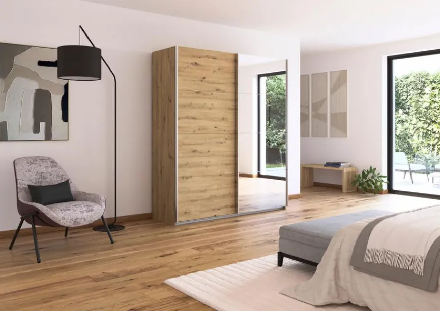 rauch ORANGE Kleiderschränke|Schwebetürenschrank Quadra 181 x 210 cm