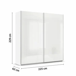 rauch ORANGE Schwebetürenschrank Quadra 225 x 229 cm
