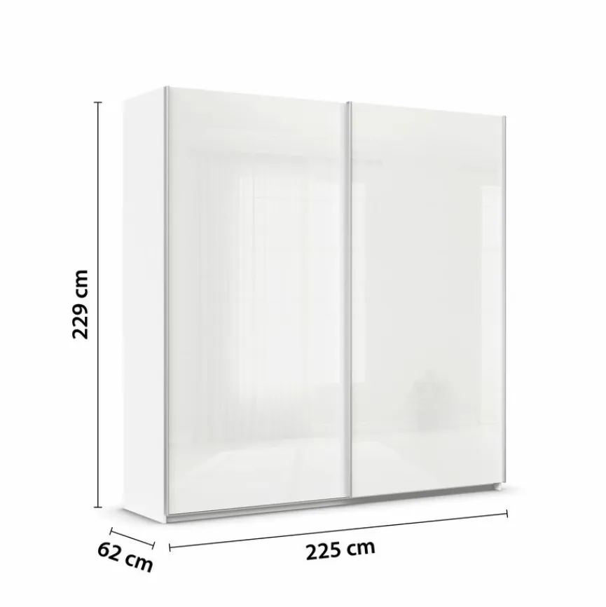 rauch ORANGE Schwebetürenschrank Quadra 225 x 229 cm