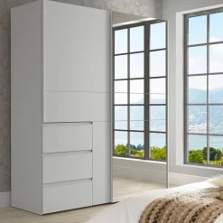 Sale Schwebetürenschrank Winn2 170 x 200 cm Kleiderschränke