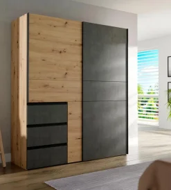 FORTE Schwebetürenschrank Winn2 170 x 200 cm