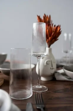 KARE DESIGN Sektglas Riffle 215 ml