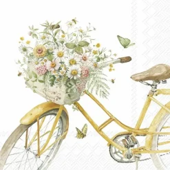 Online Serviette Flower Bike 20tlg. Tischwäsche|Tischwäsche