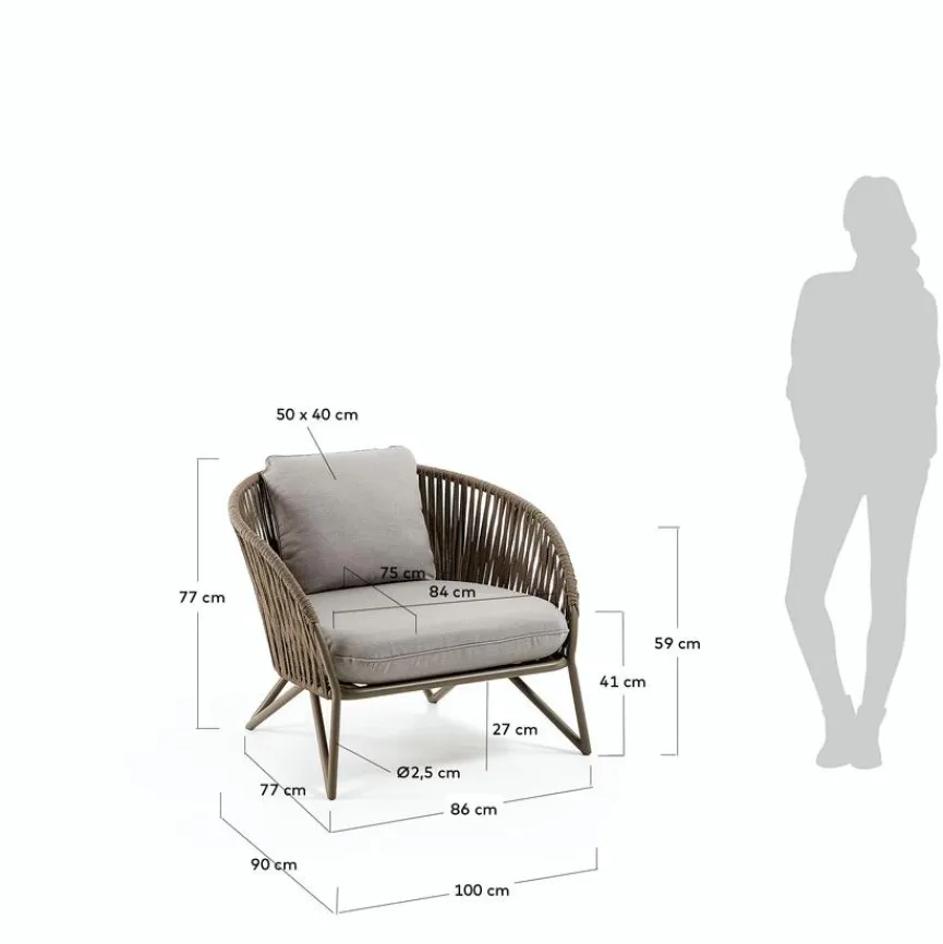 DAHEIM Loungesessel|Gartenstühle|Sessel Branzie