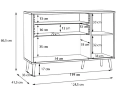 FORTE Kommoden|Sideboard Harllson