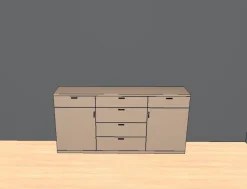Outlet Sideboard Kira-System Kommoden
