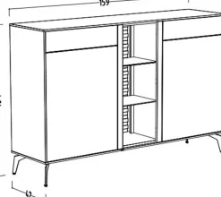 Hot Sideboard Meran Kommoden|Kommoden