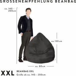 Kinder Sitting Point Sitzsack Beanbag Shara XXL
