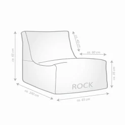 Kinder Sitting Point Sitzgelegenheiten|Sitzgelegenheiten|Sitzsack Rock Shara