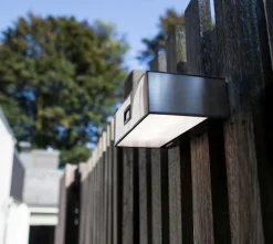 Eco-Light Solar-Außenwandleuchte Brick