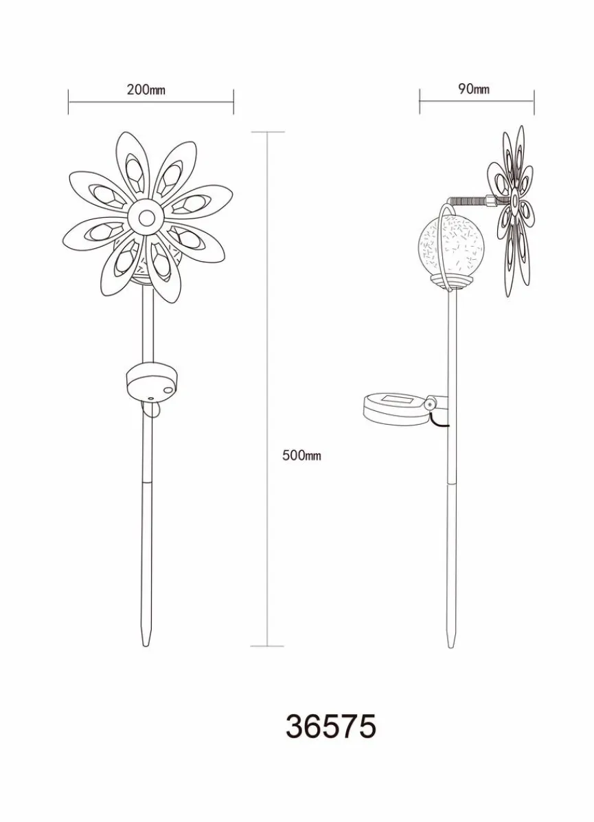 Globo Led-Solarleuchten|Led-Solarleuchten|Solar-Erdspieß null