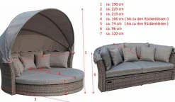 Loungeliegen|Sonneninseln|Sonneninsel Barbados, Polyrattan