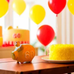Spardose 60 Birthday! 12,5 x 9 cm