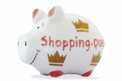 Clearance Spardose Shopping-Queen 12,5 x 9 cm Dekodosen