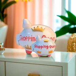 Clearance Spardose Shopping-Queen 12,5 x 9 cm Dekodosen