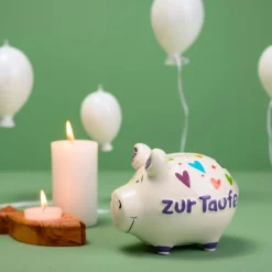 Spardose Zur Taufe 12,5 x 9 cm