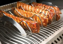 Napoleon Spare-Rib Halter Pro Grilleinsatz Edelstahl