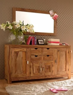 WOLFMÖBEL Wandspiegel|Garderobenspiegel|Spiegel Yoga